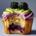 Blackberry Lime Cheesecake Cupcakes – Easy Recipe