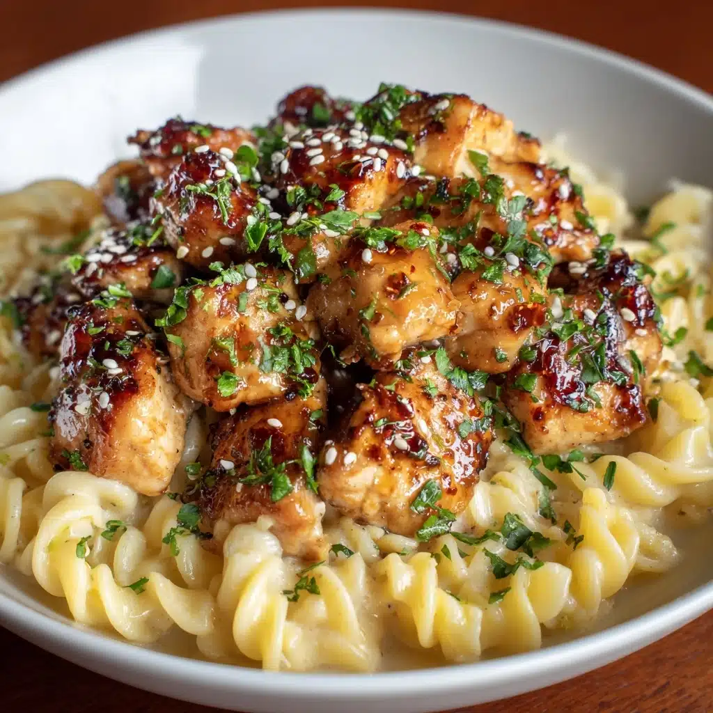 Honey Pepper Chicken Pasta Recipe - Recipe Image