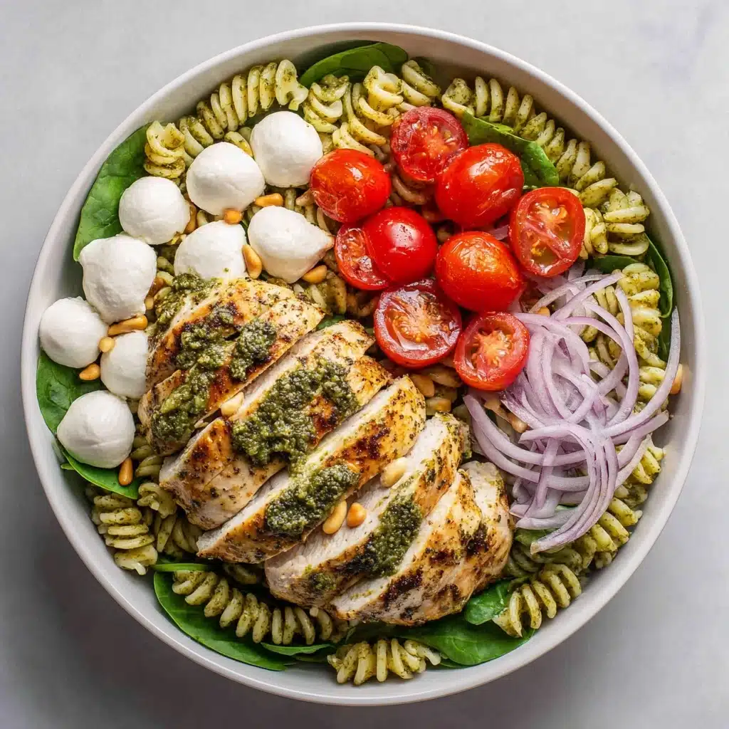 Easy Chicken Pesto Pasta Salad (25-Minutes) Recipe