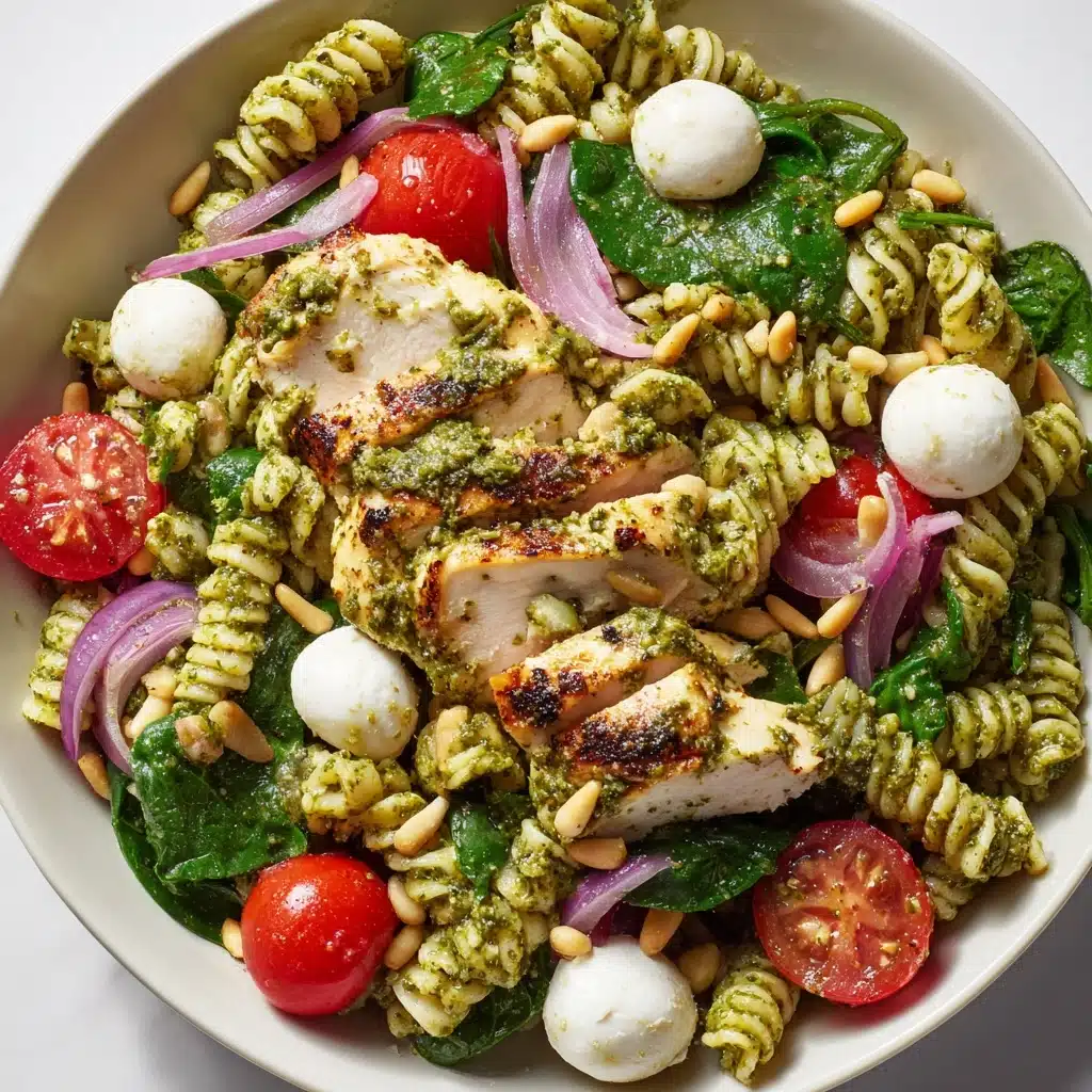 Easy Chicken Pesto Pasta Salad (25-Minutes) Recipe - Recipe Image