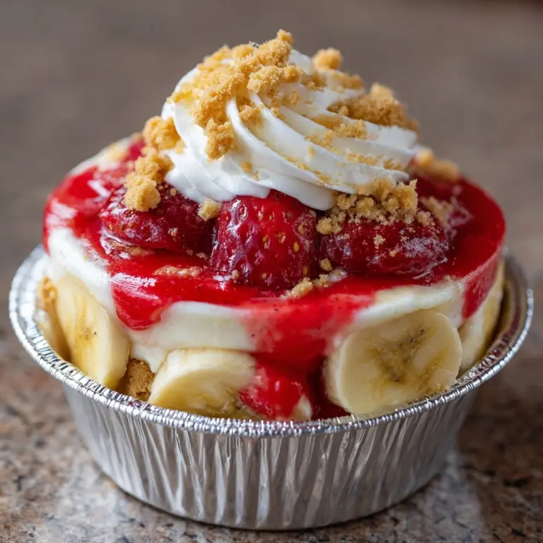 Strawberry Crunch Banana Pudding Recipe