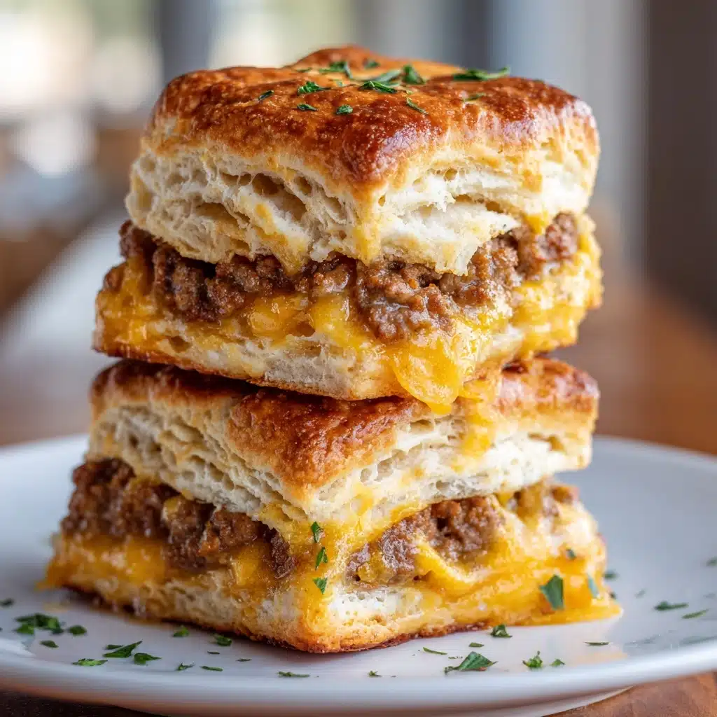 Sausage Cheese Butter Swim Biscuits Recipe