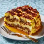 Overnight Sausage Pancake Breakfast Casserole Recipe