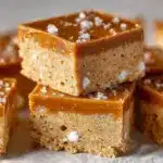 Salted Caramel Peanut Butter Rice Krispie Treats Recipe