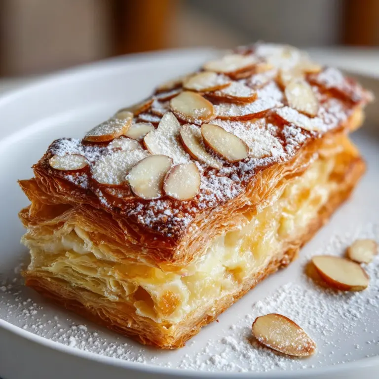 Flaky Sweet Almond Pastry Recipe
