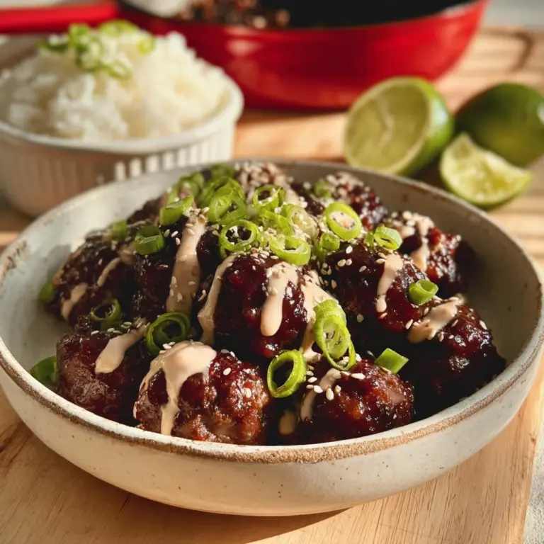 Korean BBQ Meatballs Recipe