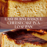 Burnt Basque Cheesecake in a Loaf Pan Recipe