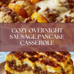 Overnight Sausage Pancake Breakfast Casserole Recipe