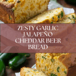 Garlic Herb Jalapeño Cheddar Beer Bread Recipe