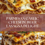 Parmesan Garlic Cheeseburger Lasagna Recipe