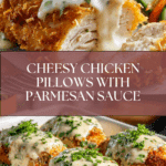 Chicken Pillows with Creamy Parmesan Sauce Recipe