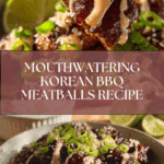 Korean BBQ Meatballs Recipe
