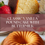 EASY VANILLA POUND CAKE RECIPE