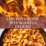 Creamy Beef and Shells Recipe