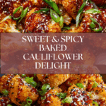 Sweet and Spicy Baked Cauliflower Recipe