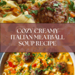 Creamy Italian Meatball Soup Recipe