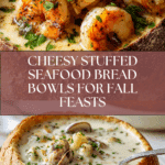 Stuffed Seafood Bread Bowl Recipe