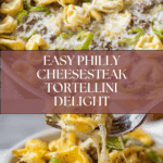Philly Cheesesteak Tortellini Recipe