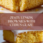 Easy Lemon Brownies Recipe