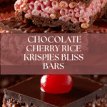 Chocolate Covered Cherry Rice Krispies Treats Recipe