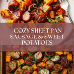 Sheet Pan Sausage and Sweet Potatoes Recipe