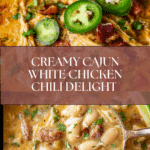 Cajun White Chicken Chili Recipe