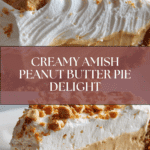Amish Peanut Butter Cream Pie Recipe