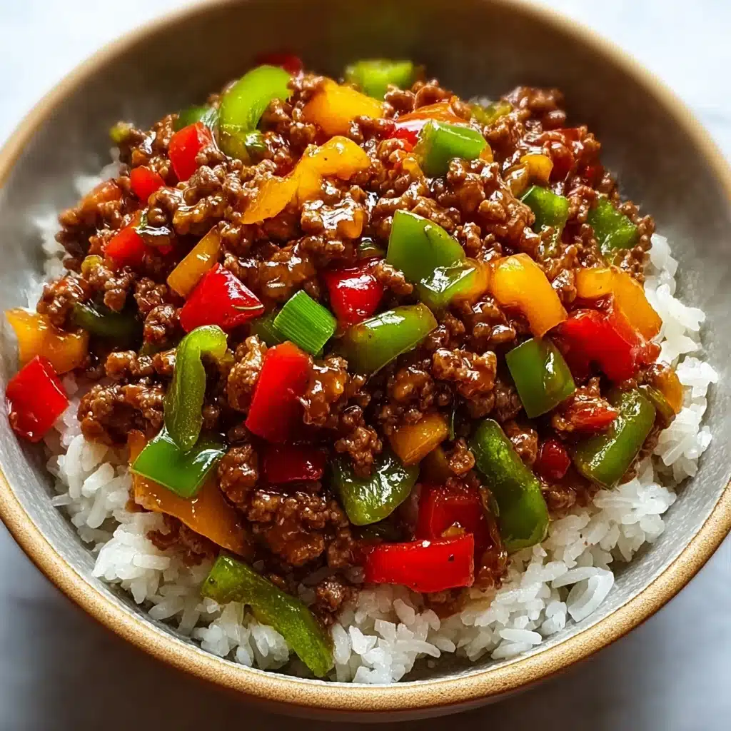 Beef Pepper Rice Bowl is a delicious meal option Recipe - Recipe Image