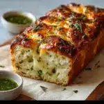 Cheese, Herb & Garlic Quick Bread (No Yeast) Recipe