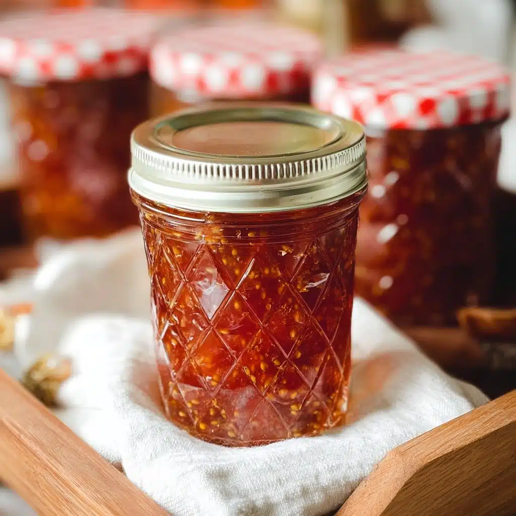 How To Make Homemade Fig Preserves Recipe - Recipe Image