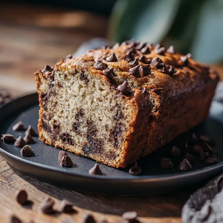 Banana Bread Recipe with Chocolate Chips Recipe