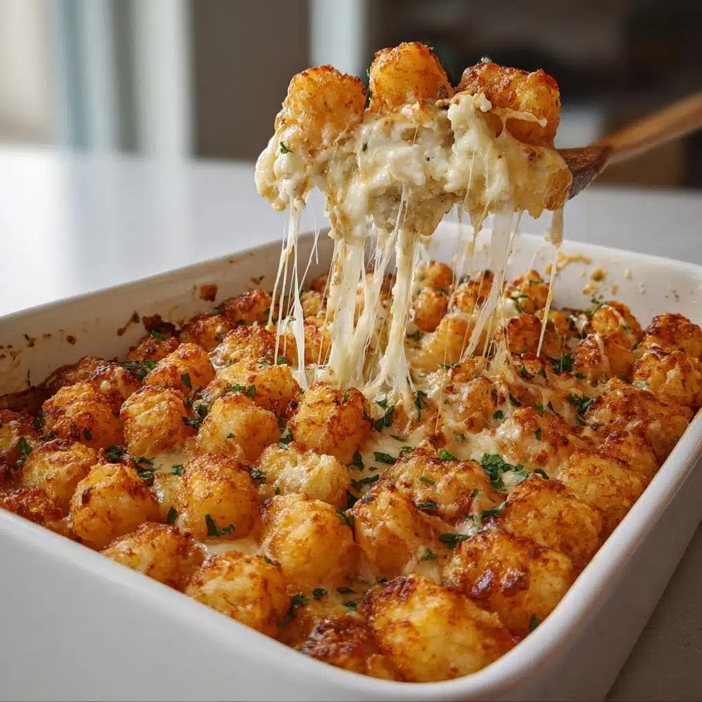 lfredo Tater Tot Casserole in 35 Minutes Recipe - Recipe Image