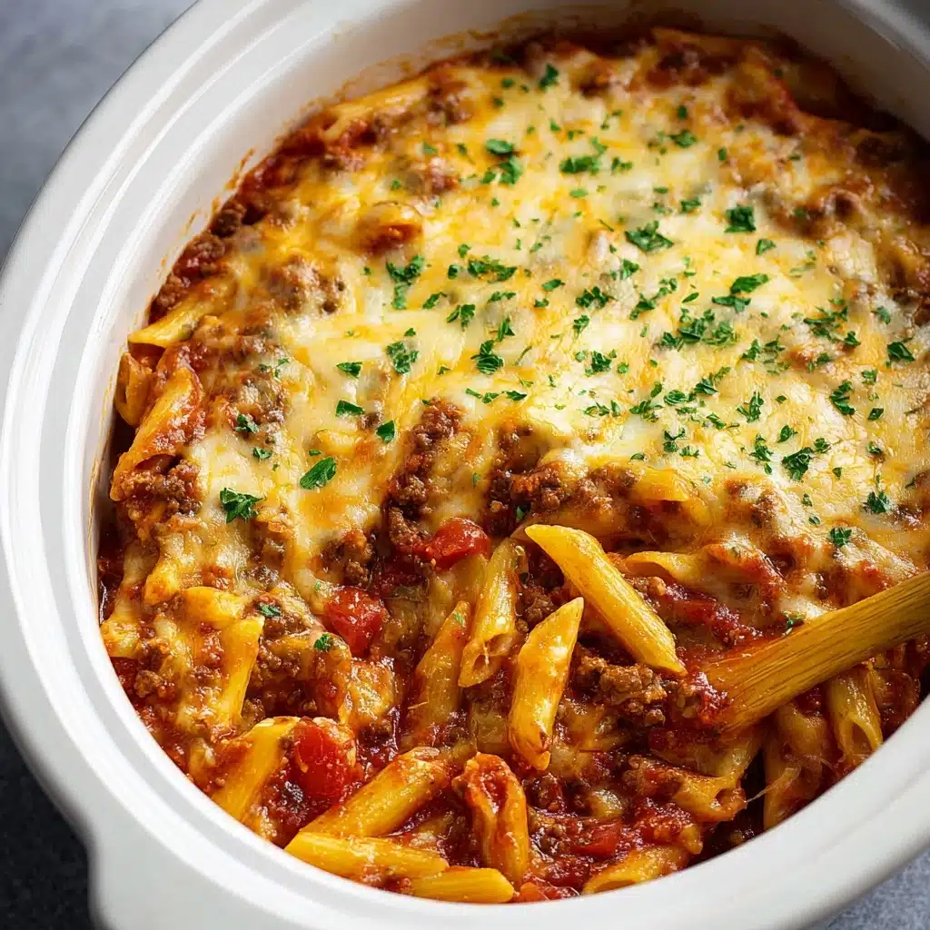 Slow Cooker Baked Ziti Recipe - Recipe Image