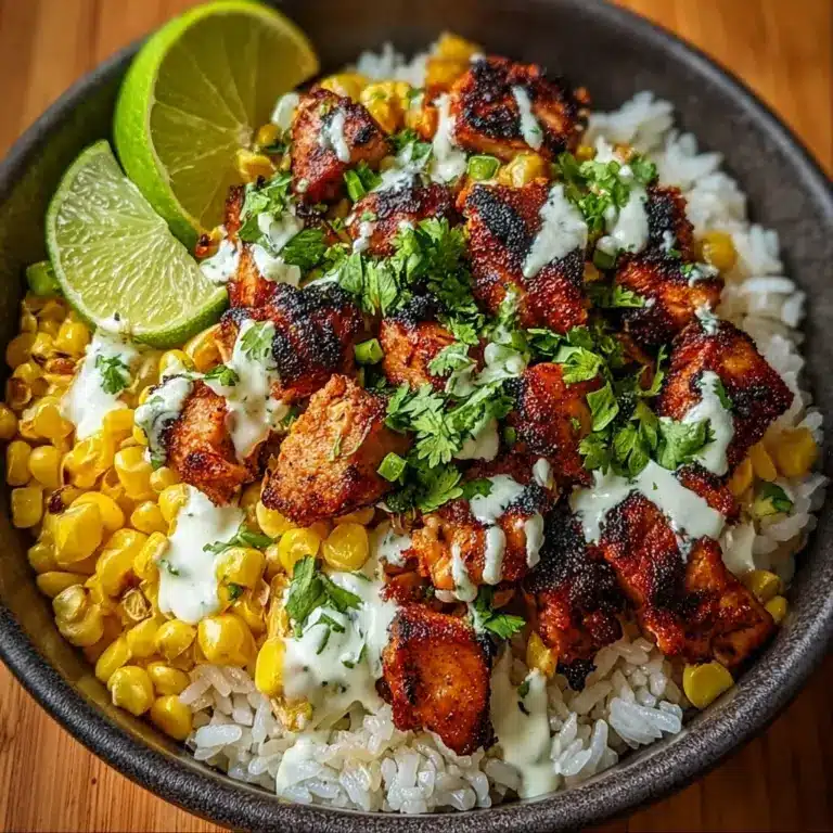 Street Corn Chicken Bowl Recipe