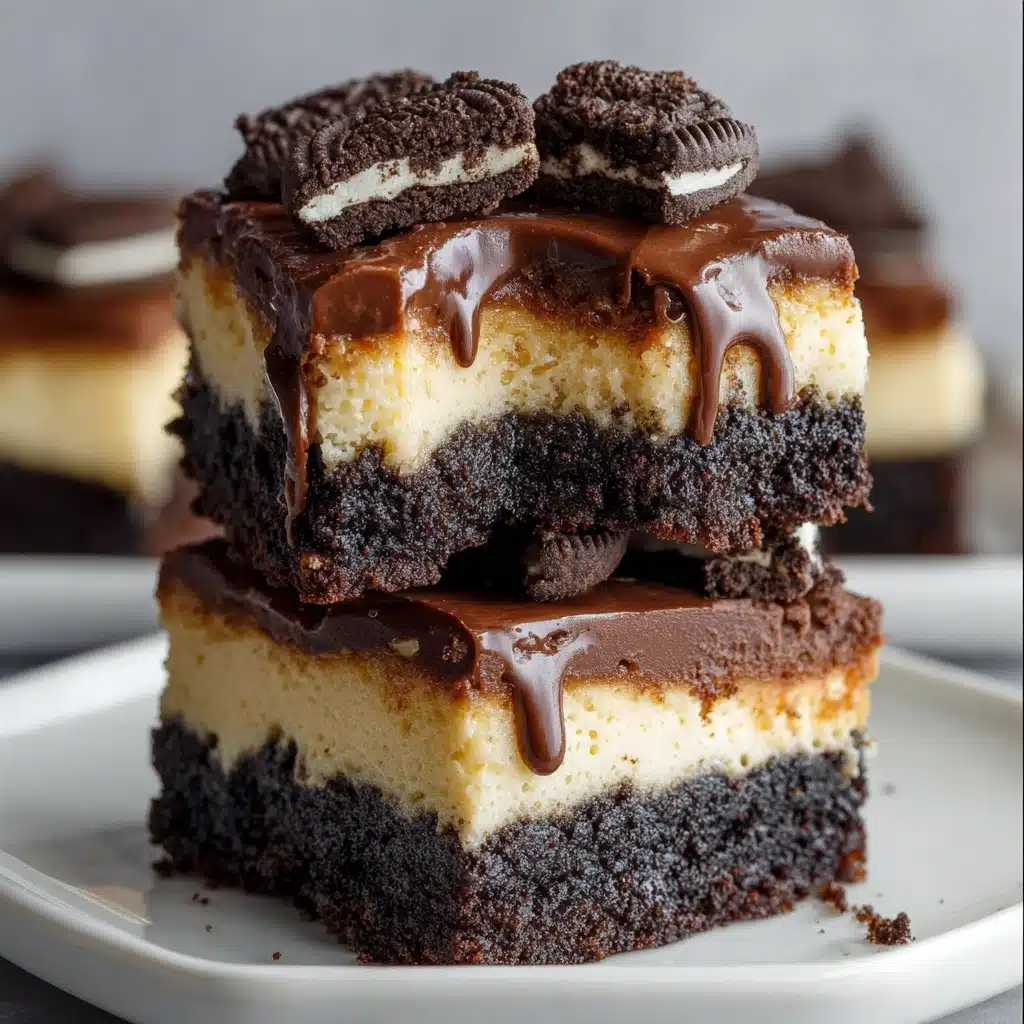 Brownie Cheesecake Bars Recipe - Recipe Image