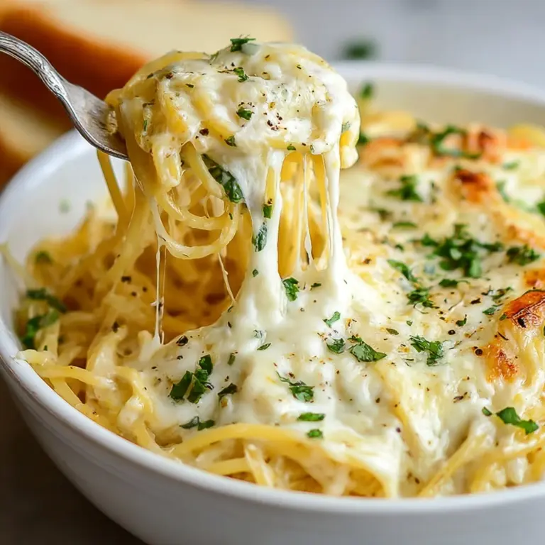 Cheesy Garlic Parmesan Spaghetti Recipe