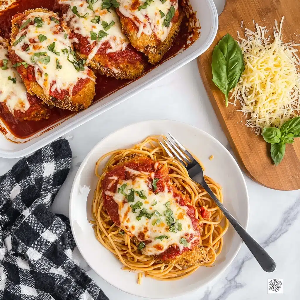 Homemade Chicken Parm and Spaghetti Recipe - Recipe Image