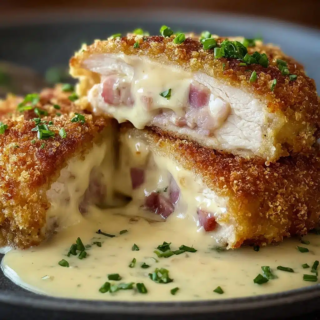 Deliciously Creamy Chicken Cordon Bleu Recipe - Recipe Image