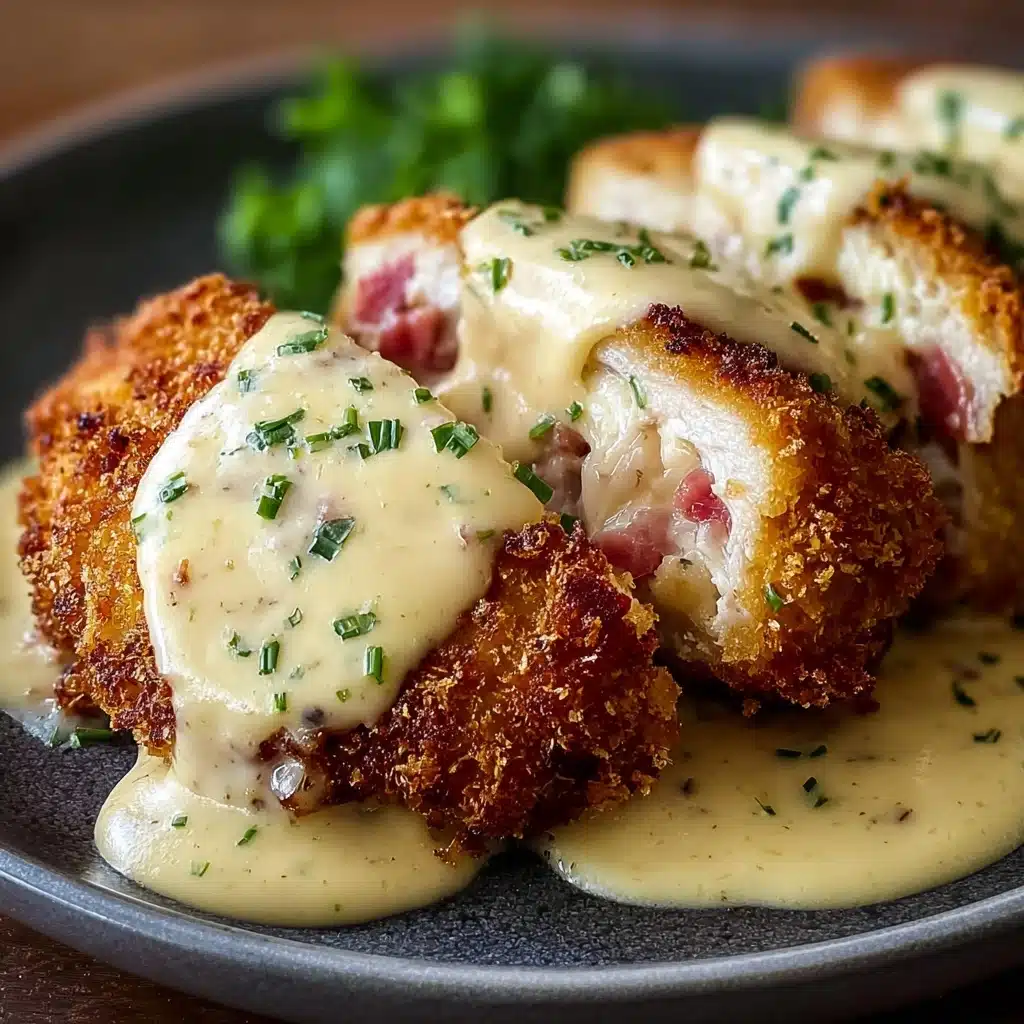 Deliciously Creamy Chicken Cordon Bleu Recipe - Recipe Image