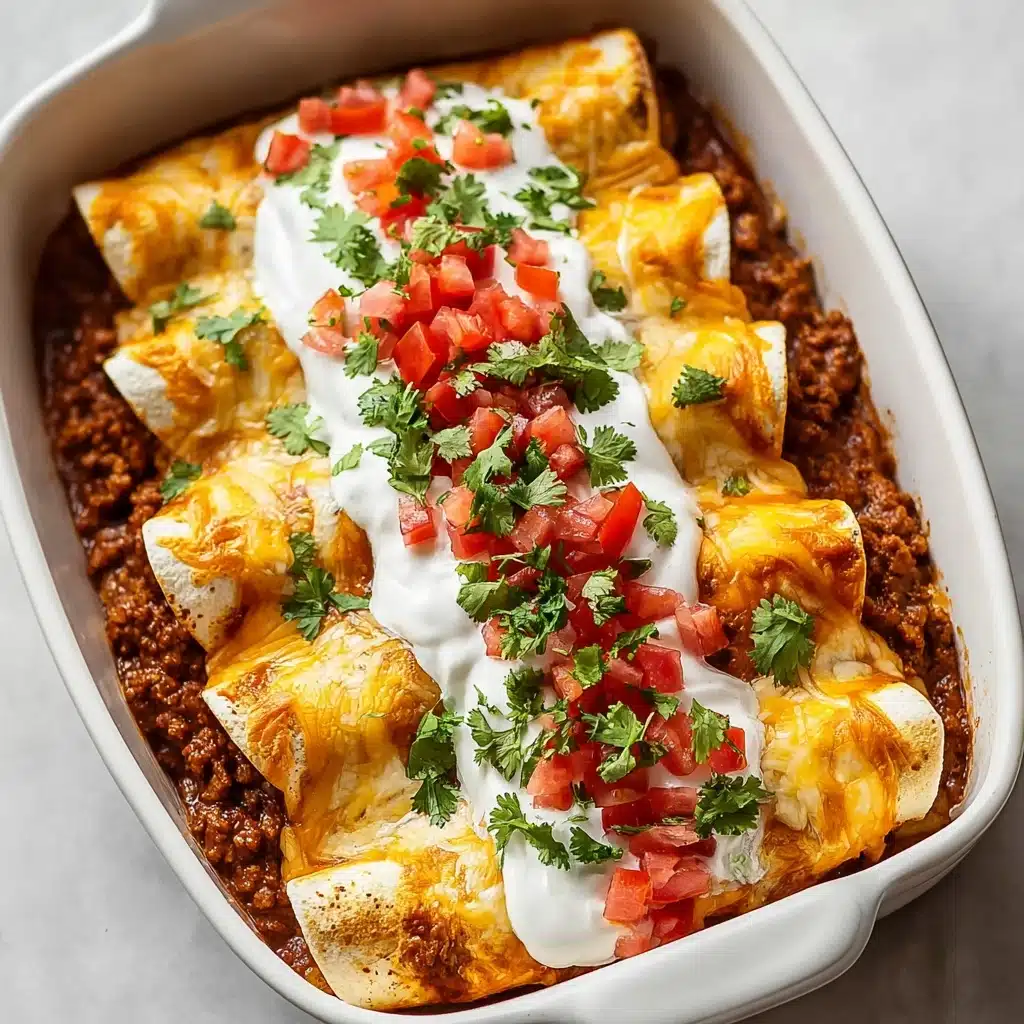 Ground Beef Enchiladas Recipe - Recipe Image