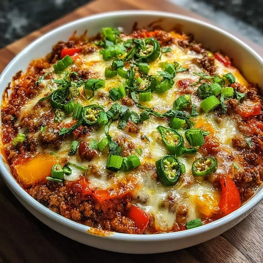 Low Carb Crustless Pizza Bowl Recipe - Recipe Image
