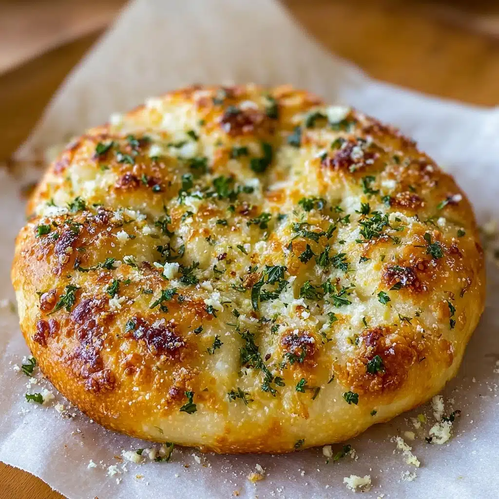 Garlic Parmesan Focaccia Bread Recipe - Recipe Image