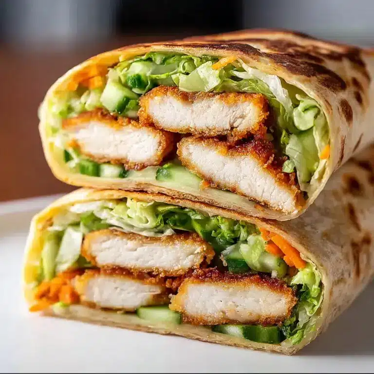 Healthy Honey Mustard Chicken Wrap Recipe