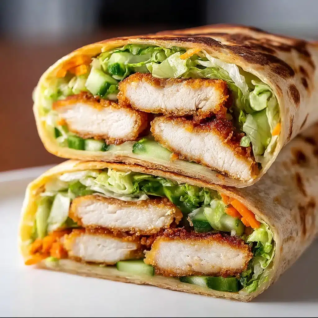 Healthy Honey Mustard Chicken Wrap Recipe - Recipe Image