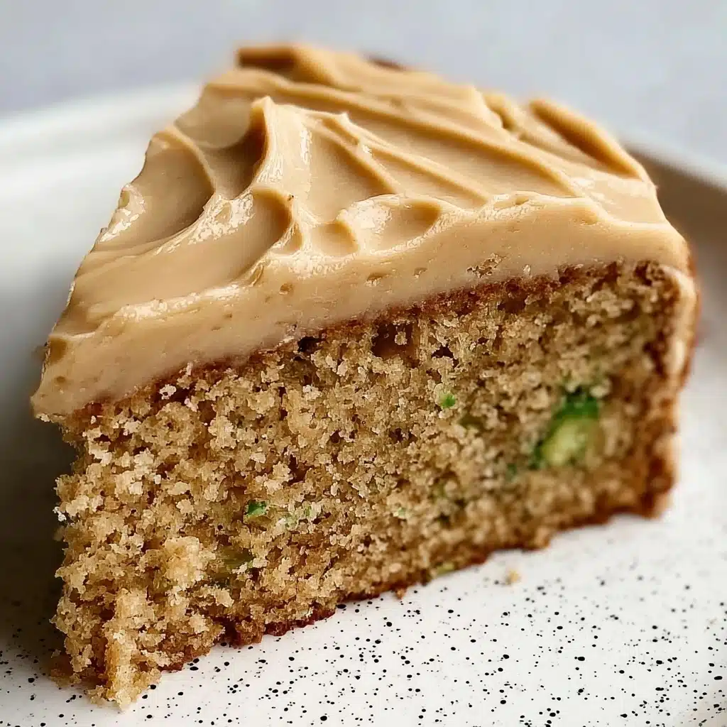 Sweet Glazed Zucchini Cake with Brown Sugar Icing Recipe - Recipe Image