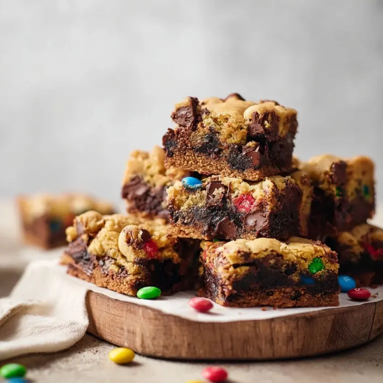 Monster Cookie Fudgy Brownies Recipe