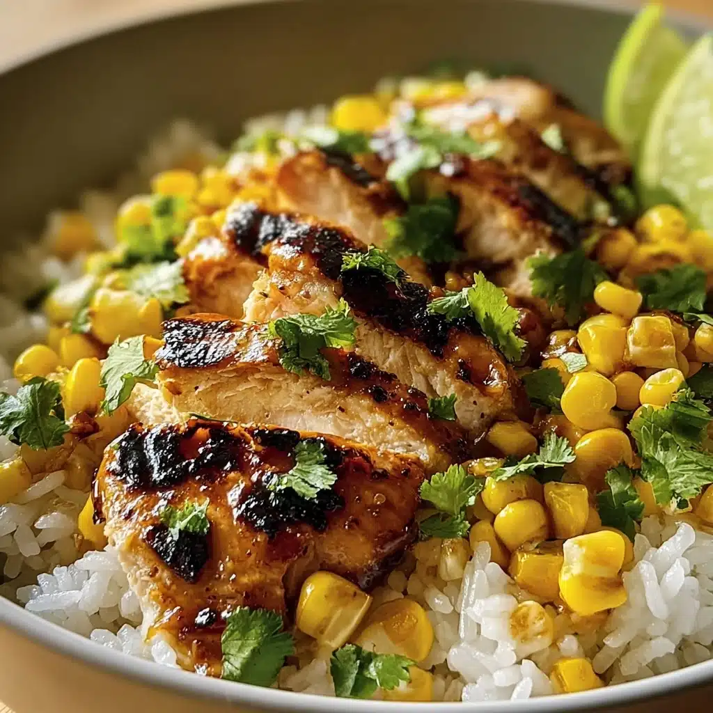 Delicious Street Corn Chicken Rice Bowl Recipe - Recipe Image