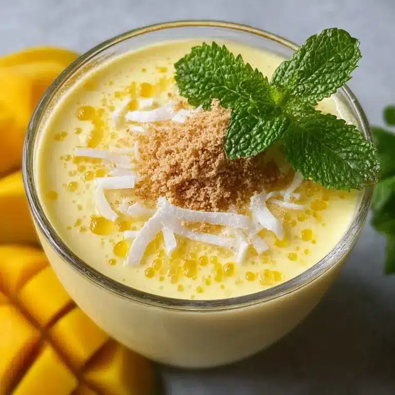Frothy Tropical Mango Smoothie Recipe