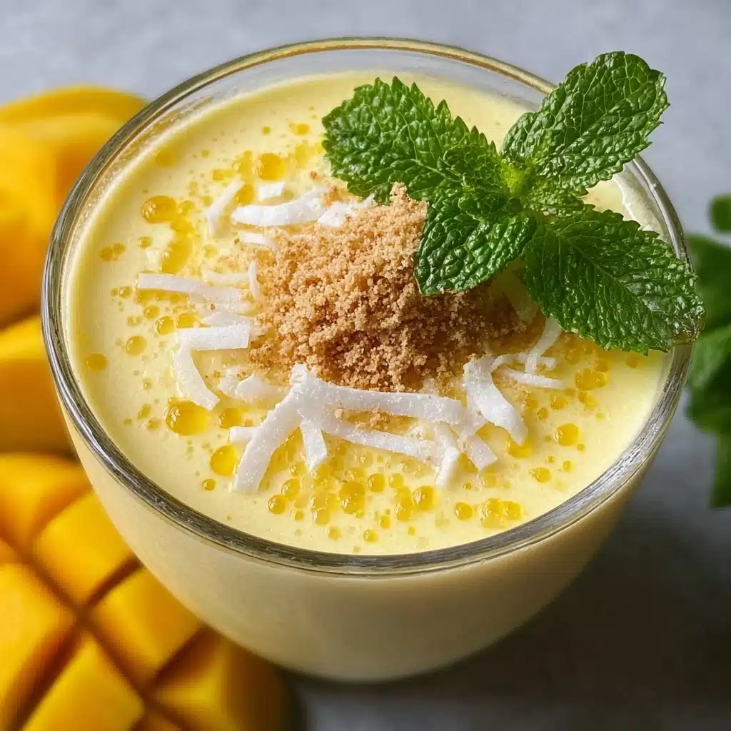 Frothy Tropical Mango Smoothie Recipe