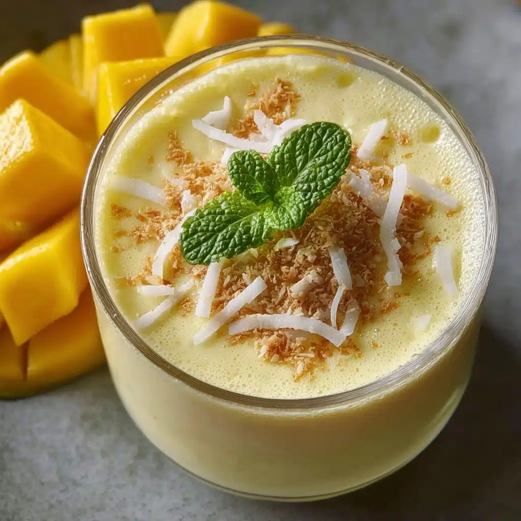 Frothy Tropical Mango Smoothie Recipe - Recipe Image
